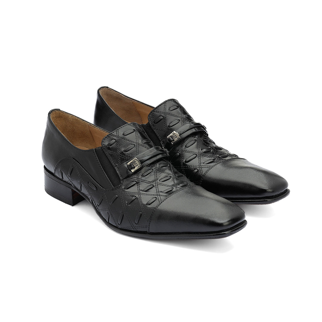 Leather Slip On - Black – Oraby Shoes