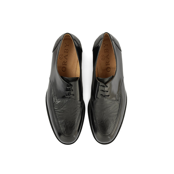 Leather Derby - Black – Oraby Shoes
