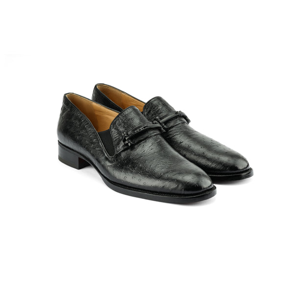 Leather Slip On - Black 