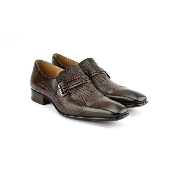 Leather Slip On - Brown