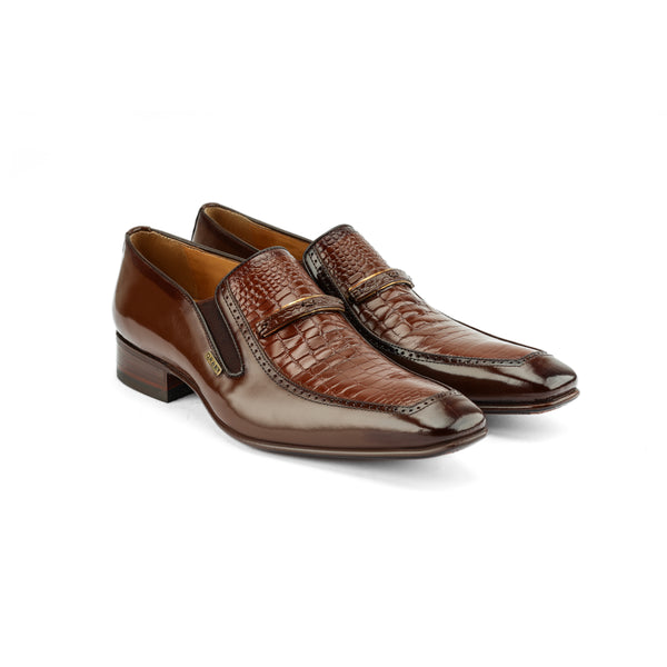 Leather Slip On - Hazel