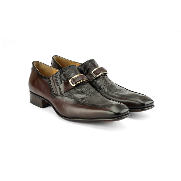 Leather Slip On - Brown