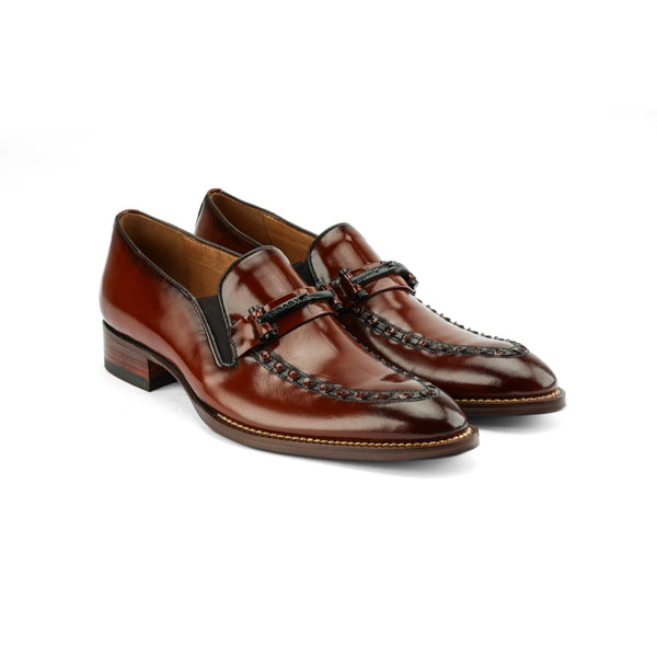 Leather Slip On - Hazel