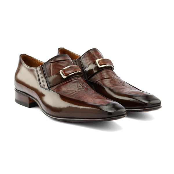 Leather Slip On - Hazel
