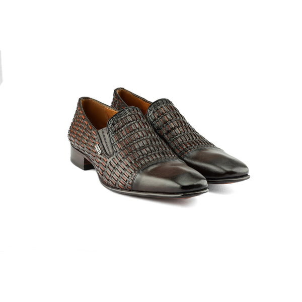 Leather Slip On - Brown