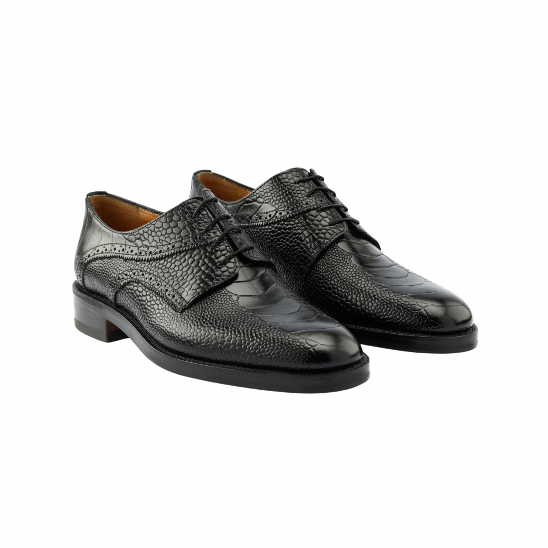 Leather Derby - Black – Oraby Shoes