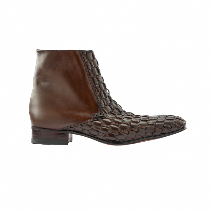 Leather Half Boot - Brown – Oraby Shoes