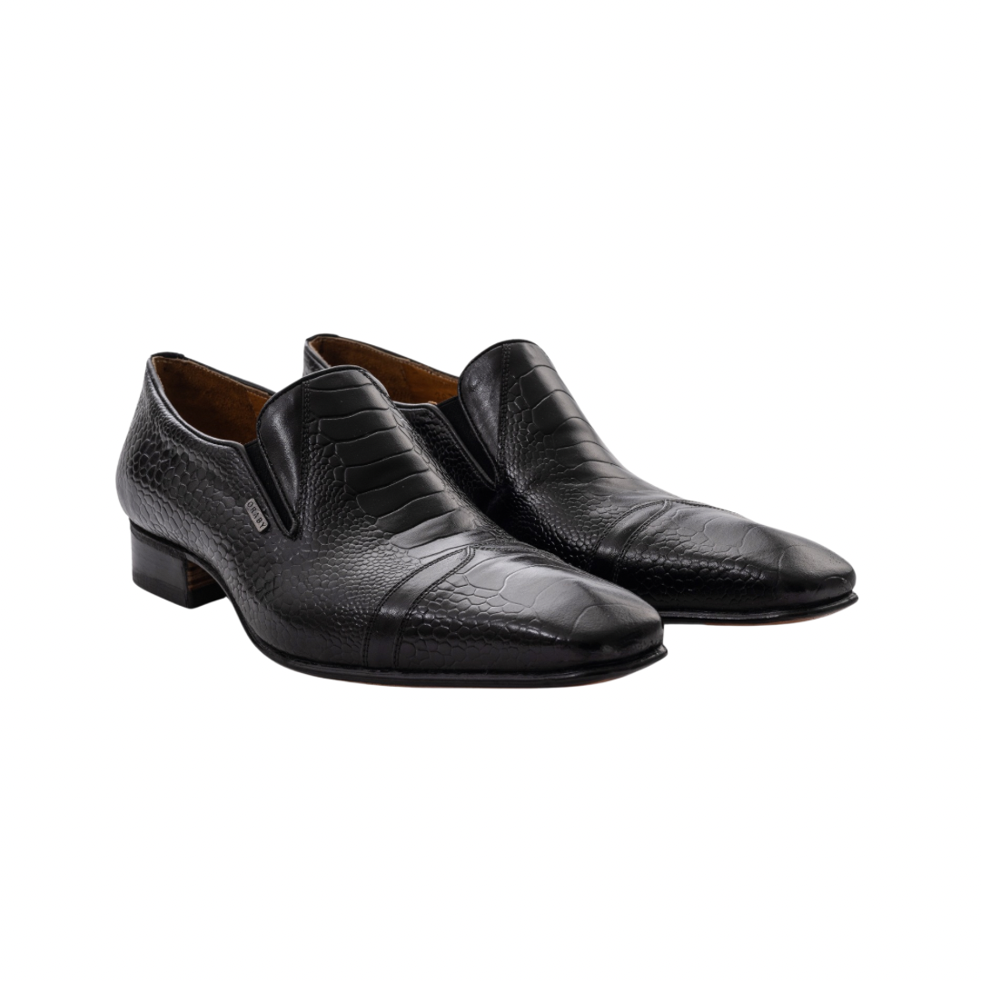 Leather Slip On - Black – Oraby Shoes